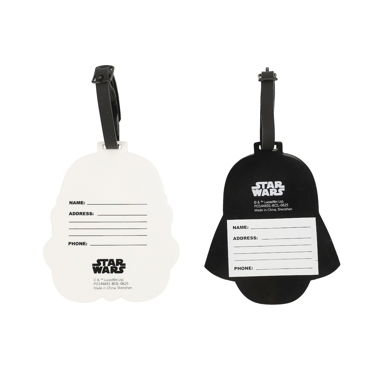 Star Wars A New Hope Stormtrooper & Darth Vader 2-Piece Luggage Tag Set